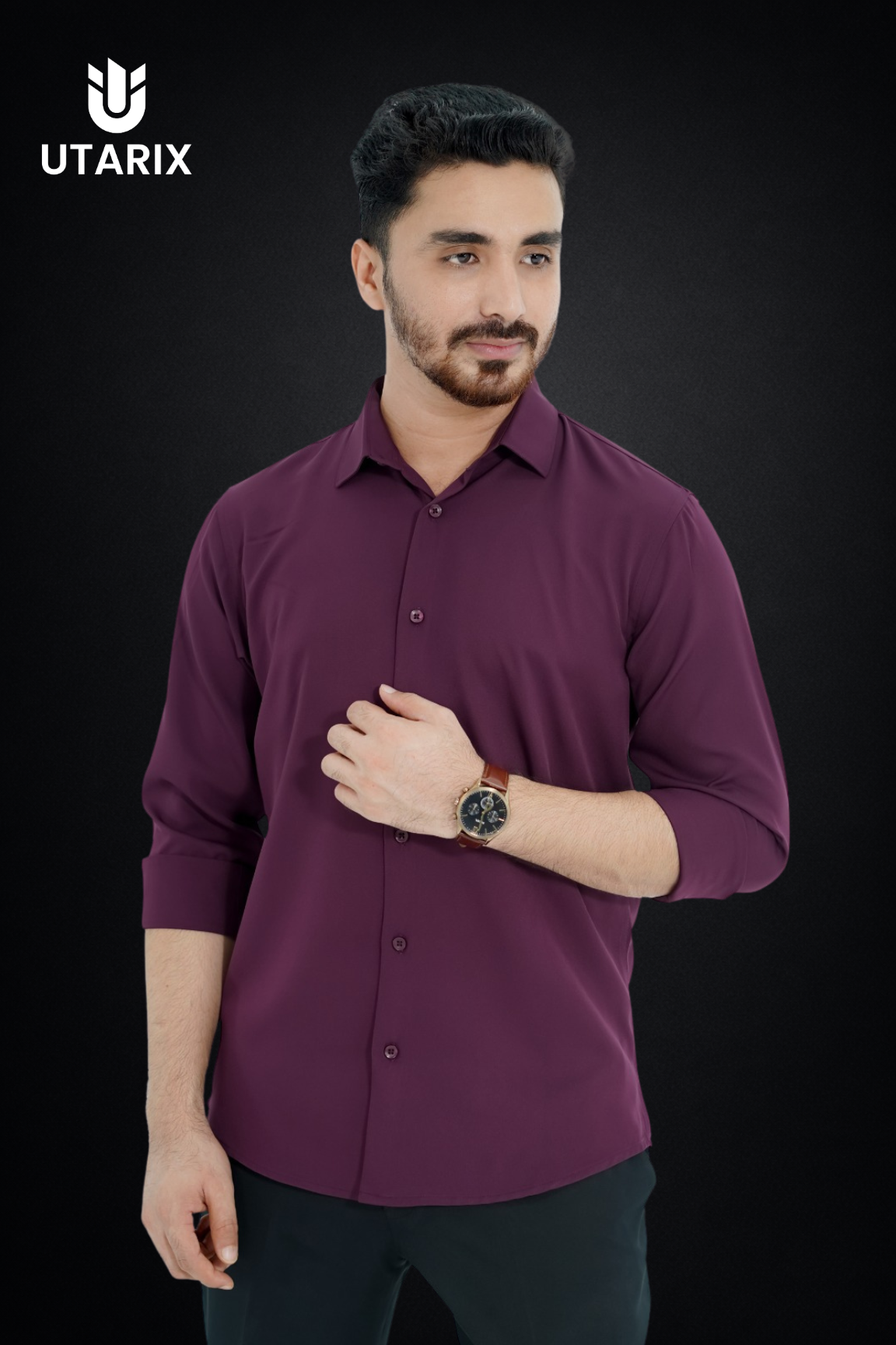 Micro-Spandex Fabric Formal Shirt